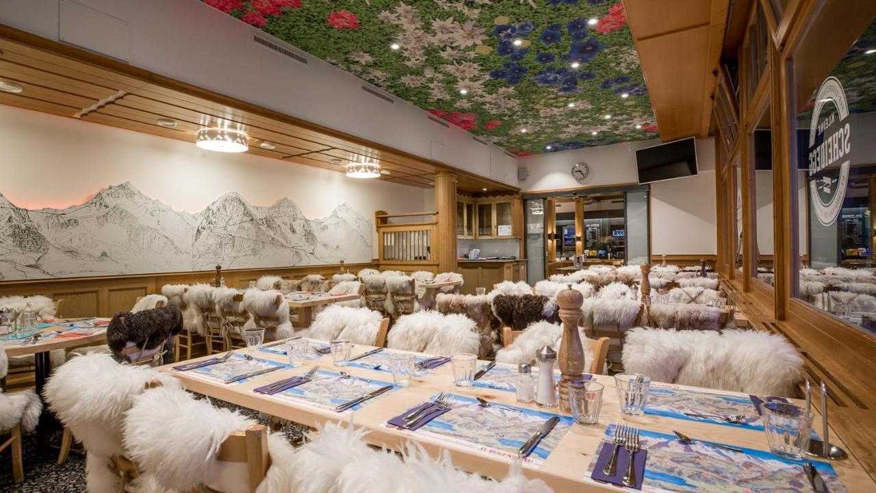 Lodge Bergrestaurant Kleine Scheidegg Bagian luar foto