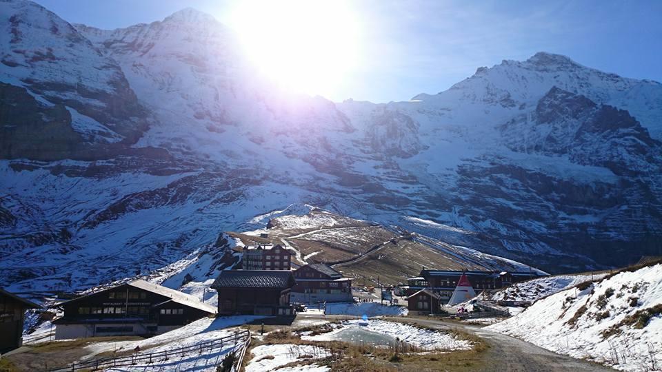 Lodge Bergrestaurant Kleine Scheidegg Bagian luar foto