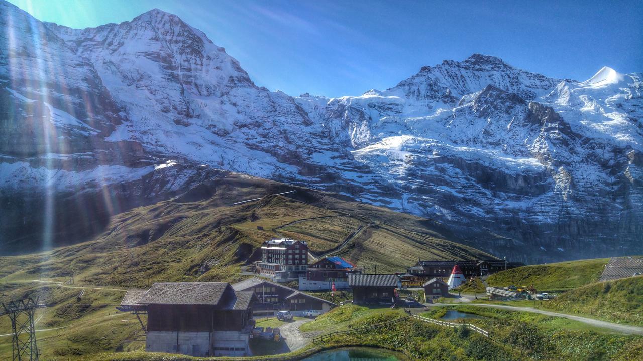 Lodge Bergrestaurant Kleine Scheidegg Bagian luar foto