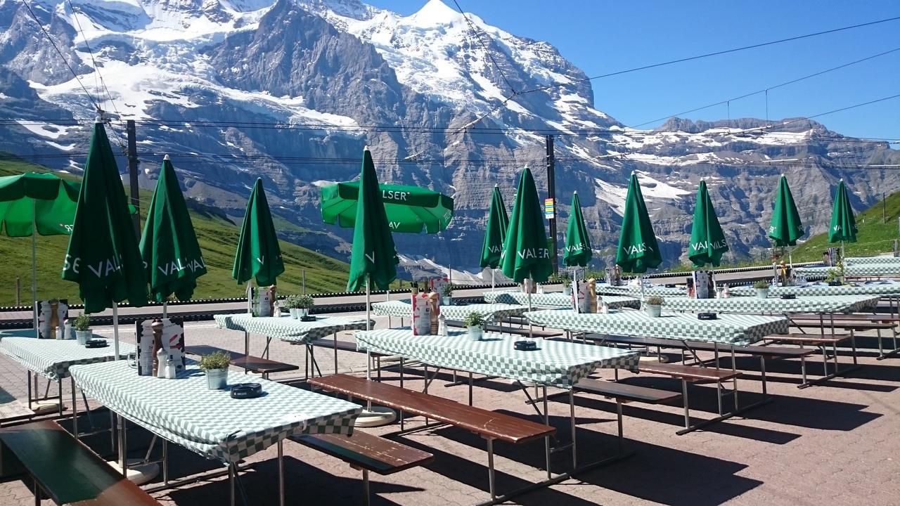 Lodge Bergrestaurant Kleine Scheidegg Bagian luar foto