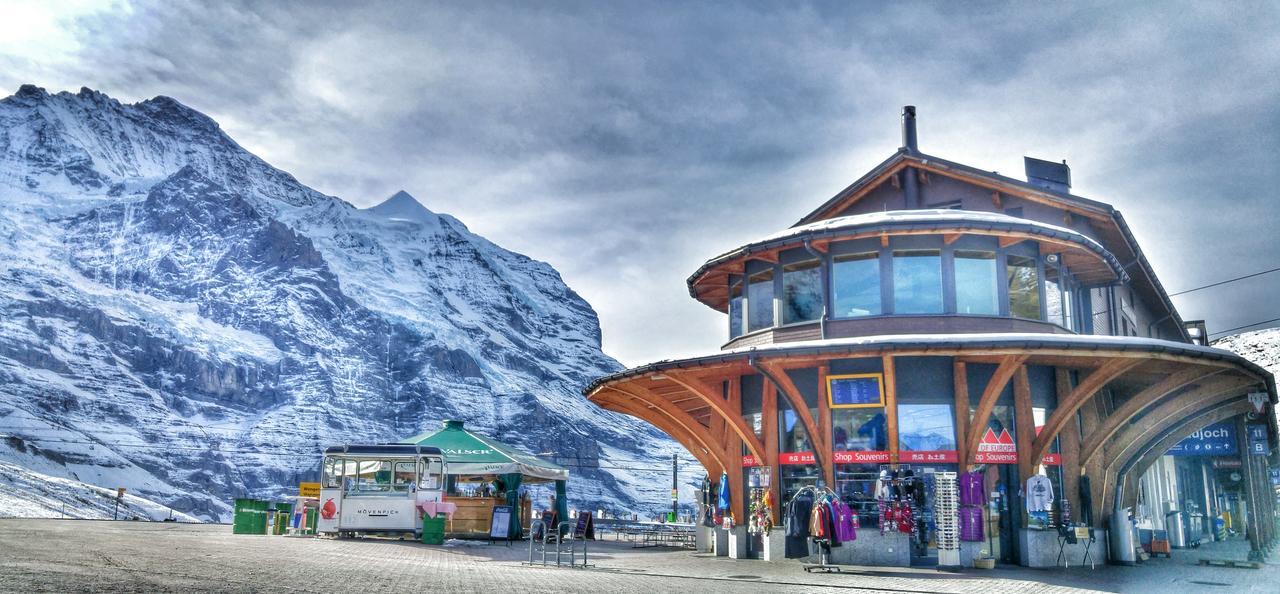 Lodge Bergrestaurant Kleine Scheidegg Bagian luar foto