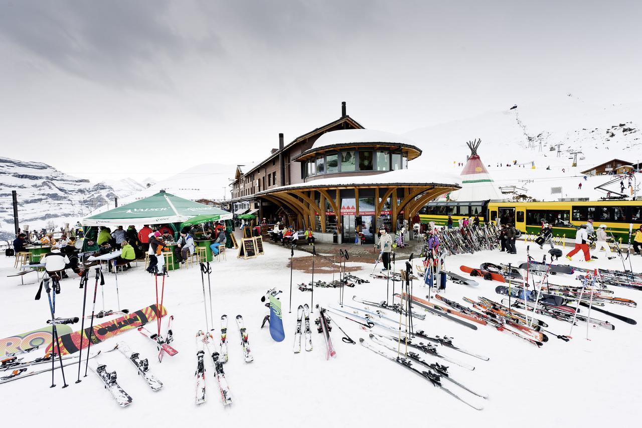 Lodge Bergrestaurant Kleine Scheidegg Bagian luar foto