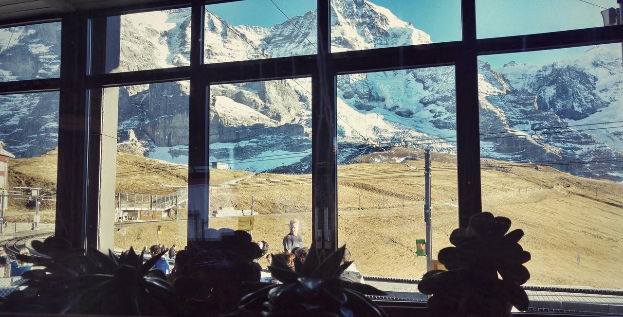 Lodge Bergrestaurant Kleine Scheidegg Bagian luar foto