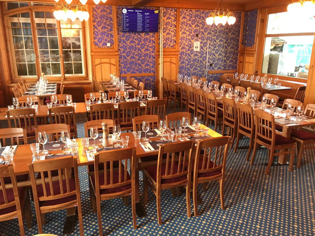 Lodge Bergrestaurant Kleine Scheidegg Bagian luar foto